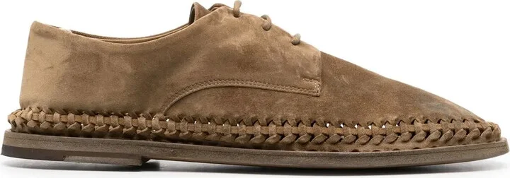 Miles stitched-edge Derby shoes