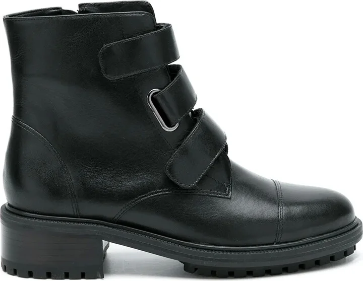Milestone leather combat boots