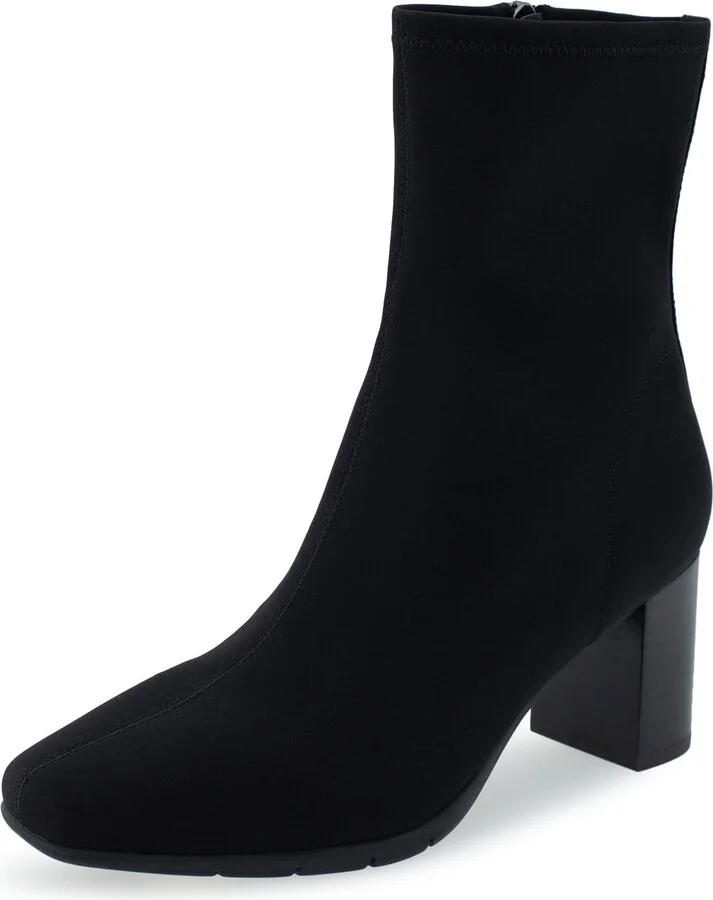 Black Faux Suede