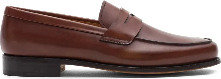 Milford leather penny loafers