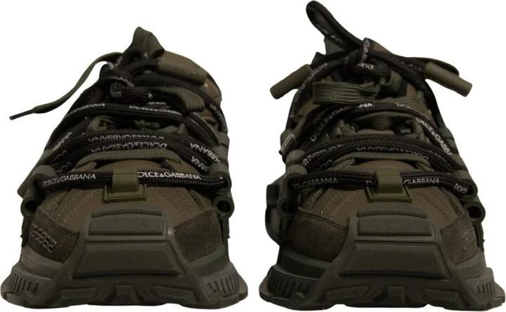 Military Green Space Low Top Sneakers Men's Shoes (Pre-Owned) - Image 2