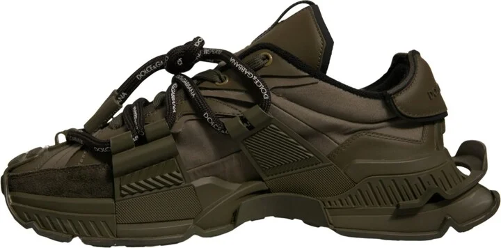 Military Green Space Low Top Sneakers Men's Shoes (Pre-Owned) - Image 5