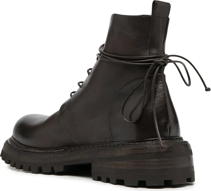Military-Style Lace-Up Boots - Image 3