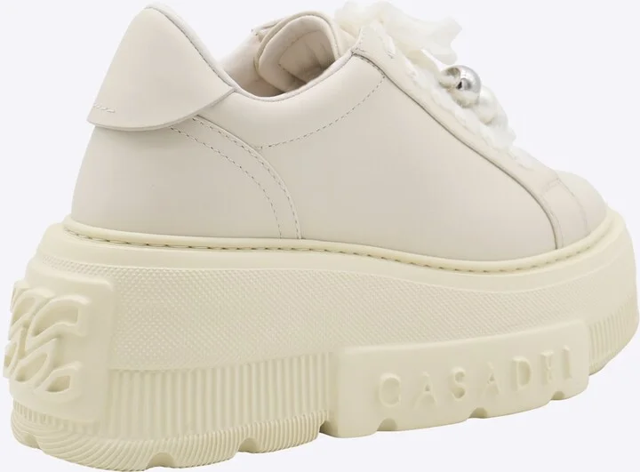 Milk Leather Nexus Sneakers - Image 3
