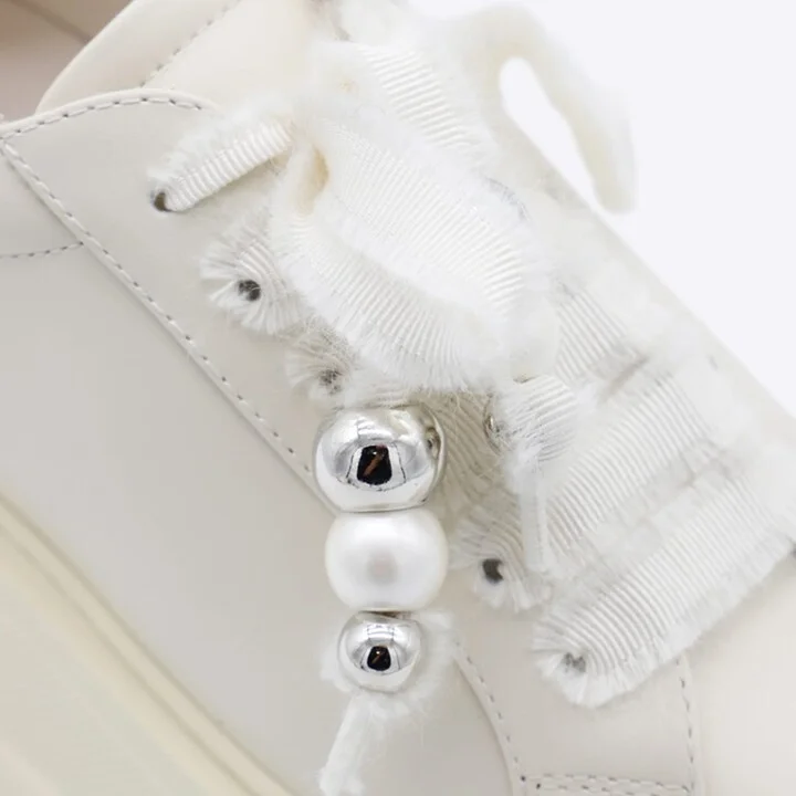 Milk Leather Nexus Sneakers - Image 4