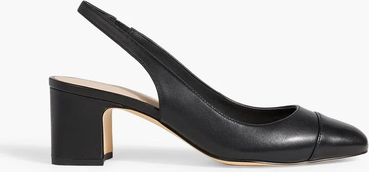 Milla 55 leather slingback pumps