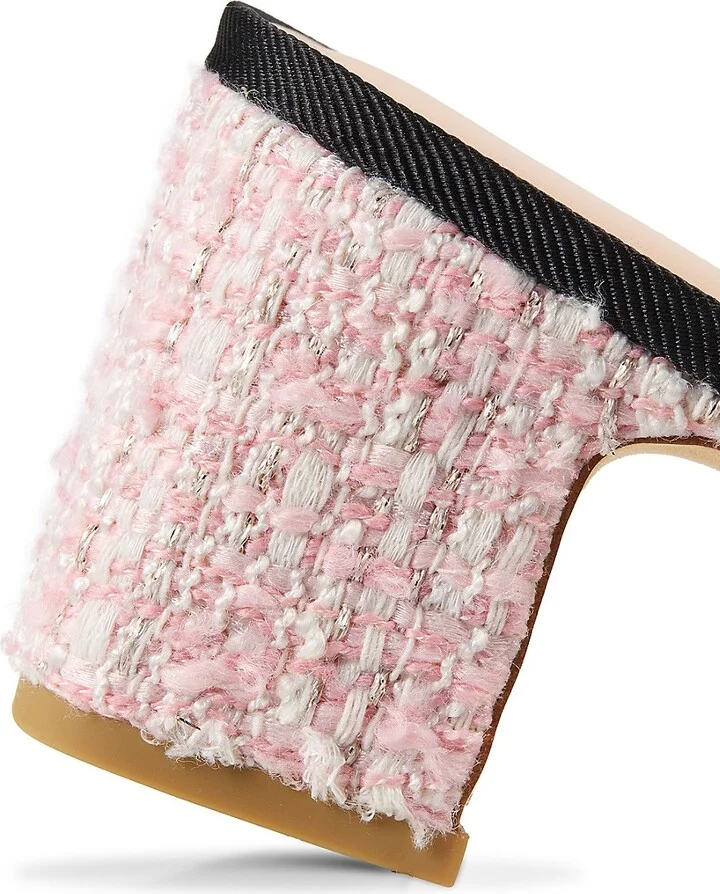 Milla 64MM Tweed Slingback Pumps - Image 6
