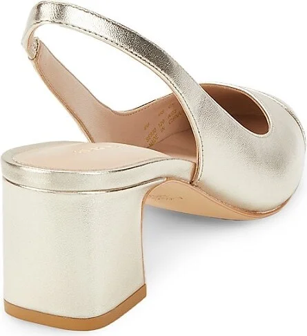 Milla Block Heel Slingback Pumps - Image 3