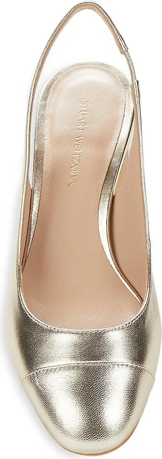 Milla Block Heel Slingback Pumps - Image 5