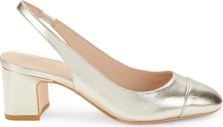 Milla Block Heel Slingback Pumps