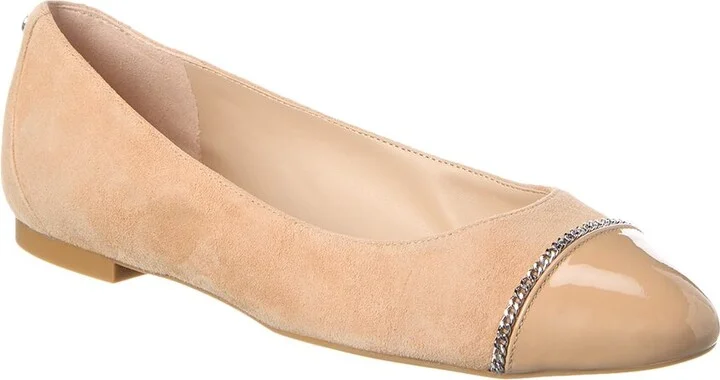 Milla Chain Suede Ballet Flat