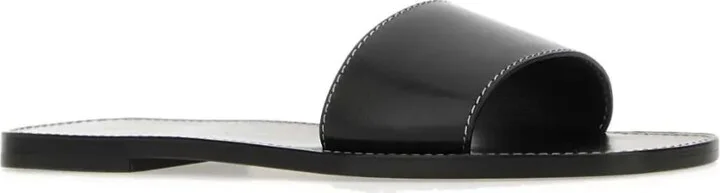 Milla leather slides - Image 2