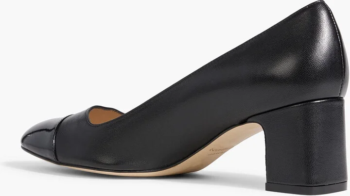 Milla smooth and patent-leather pumps - Image 3
