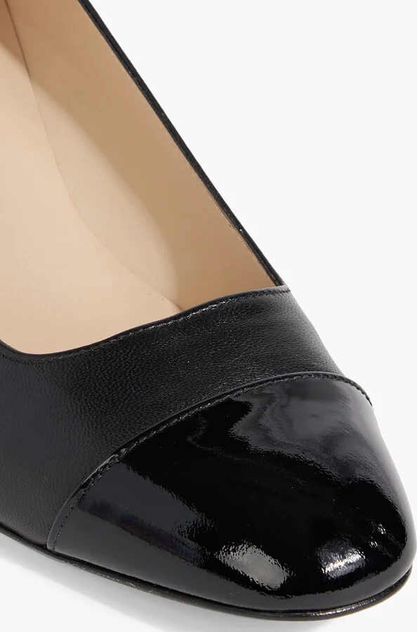 Milla smooth and patent-leather pumps - Image 4