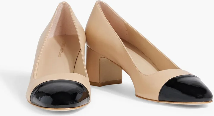 Milla smooth and patent-leather pumps - Image 5