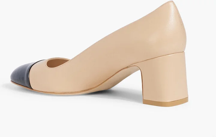 Milla smooth and patent-leather pumps - Image 6