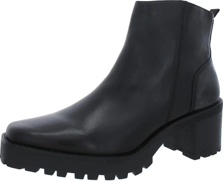 Milla Womens Leather Ankle Boots
