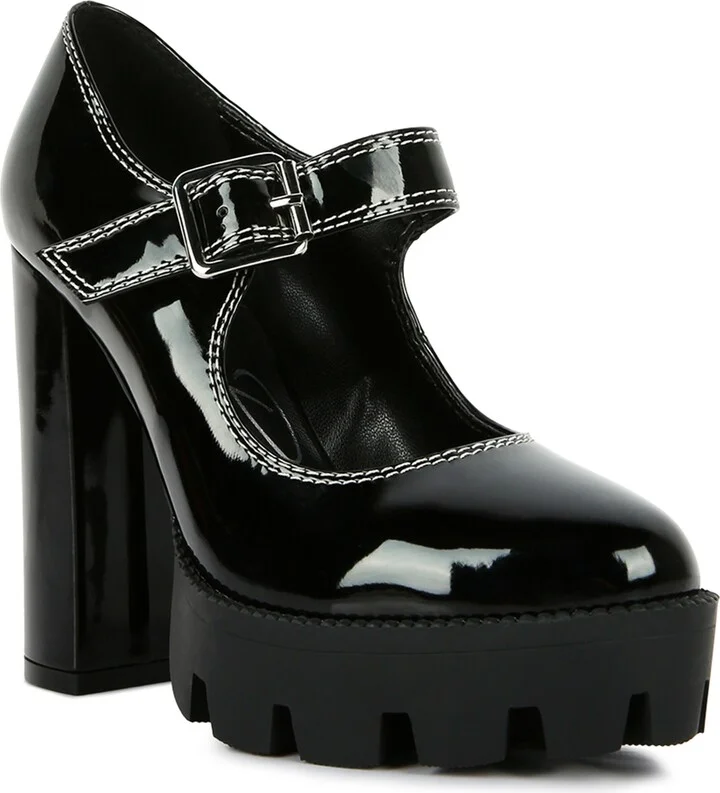 Millenial Bug Mary Jane Platform Pump