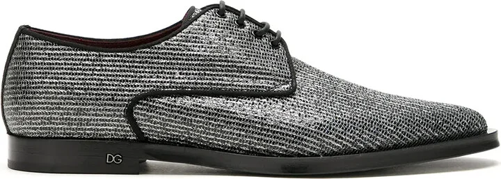 Millennials metallic Derby shoes