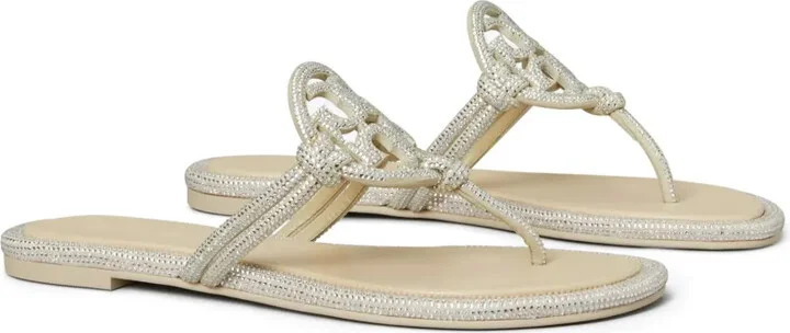 Miller crystal-embellished flip flips - Image 2