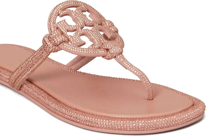 Miller crystal-embellished flip flops - Image 3