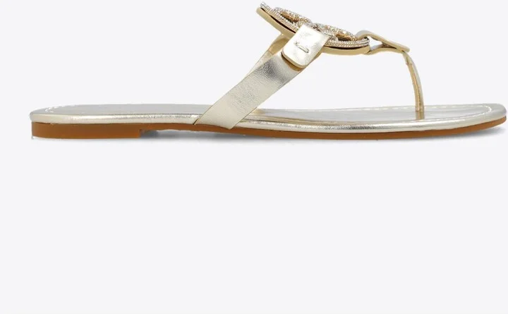 Miller Crystal Embellished Thong Sandals