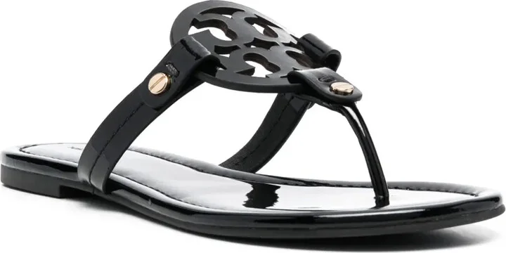 Miller cut-out leather flip-flops - Image 2