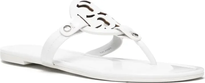 Miller cut-out leather flip-flops - Image 2