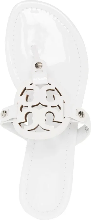 Miller cut-out leather flip-flops - Image 4