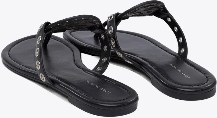 Miller Eyelet Thong Sandals - Image 3