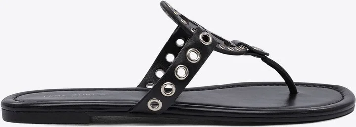 Miller Eyelet Thong Sandals