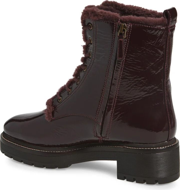 Miller Genuine Shearling Lined Combat Boot - Image 2