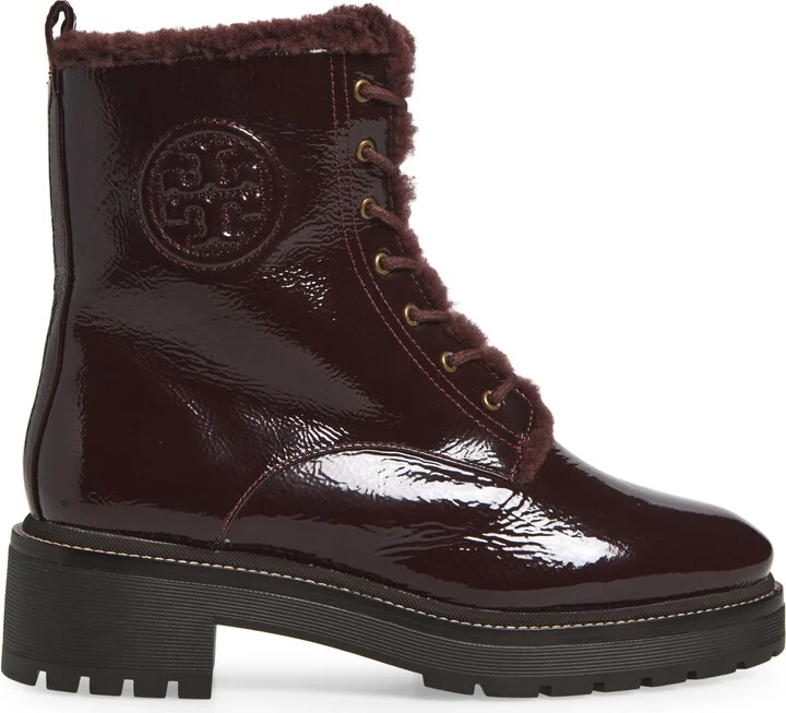Miller Genuine Shearling Lined Combat Boot - Image 3
