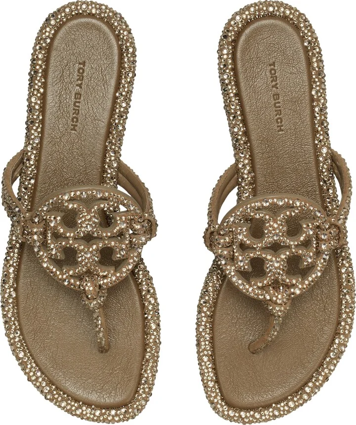 Miller Knotted Crystal Flip Flop - Image 3