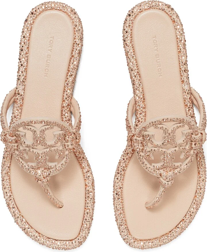 Miller Knotted Crystal Flip Flop - Image 7