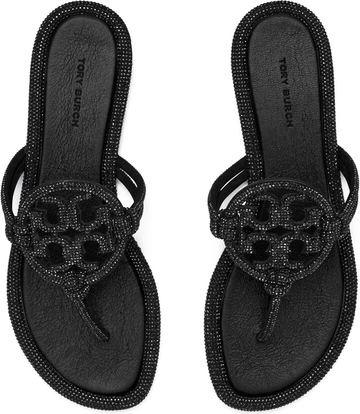 Miller Knotted Pavé Knotted Thong Sandal