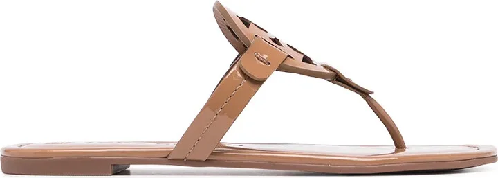 Miller laser-cut logo sandals
