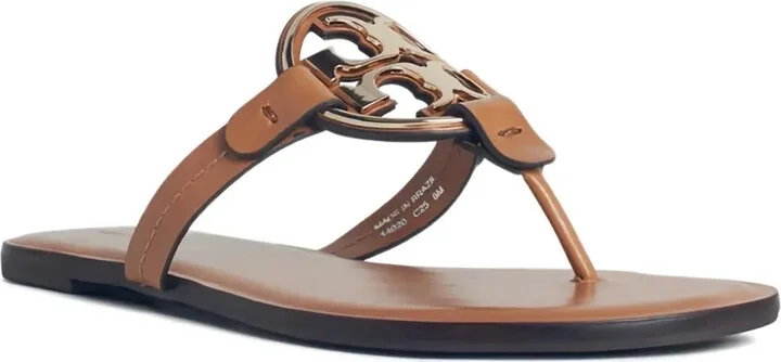 Miller leather logo-plaque sandals - Image 2