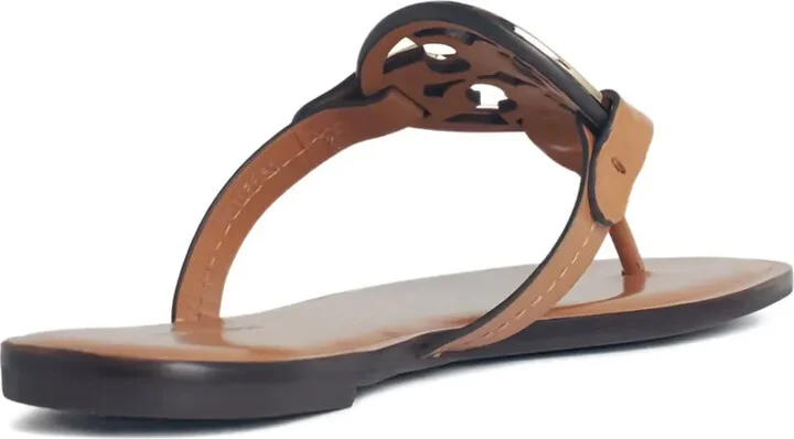 Miller leather logo-plaque sandals - Image 4