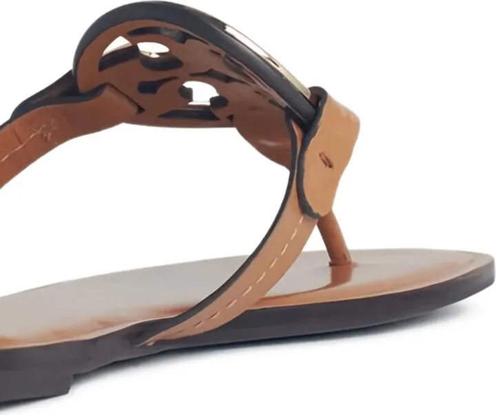 Miller leather logo-plaque sandals - Image 5