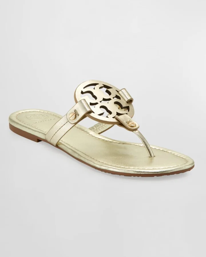 Miller Leather Logo Sandals - Image 2