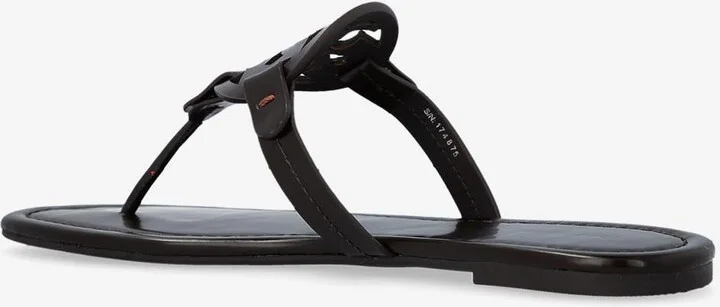 Miller Leather T-strap Flat Sandals - Image 2