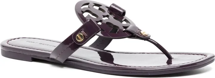 Miller logo-plaque leather sandals - Image 2