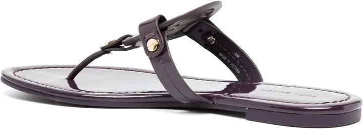 Miller logo-plaque leather sandals - Image 3