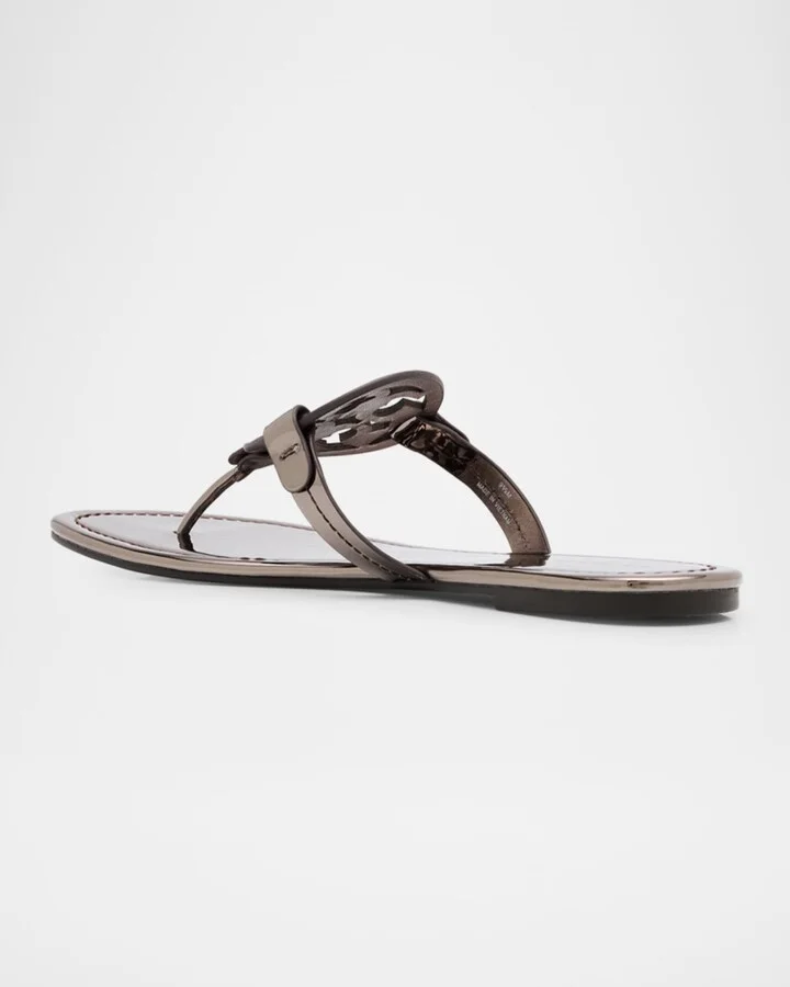 Miller Metallic Logo Thong Sandals - Image 3