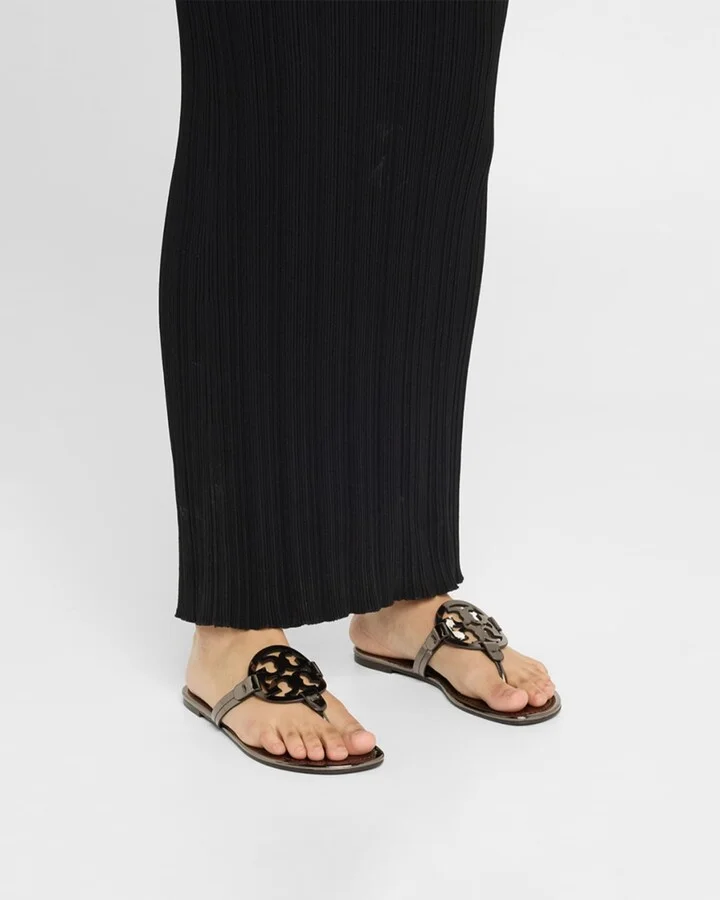 Miller Metallic Logo Thong Sandals - Image 4