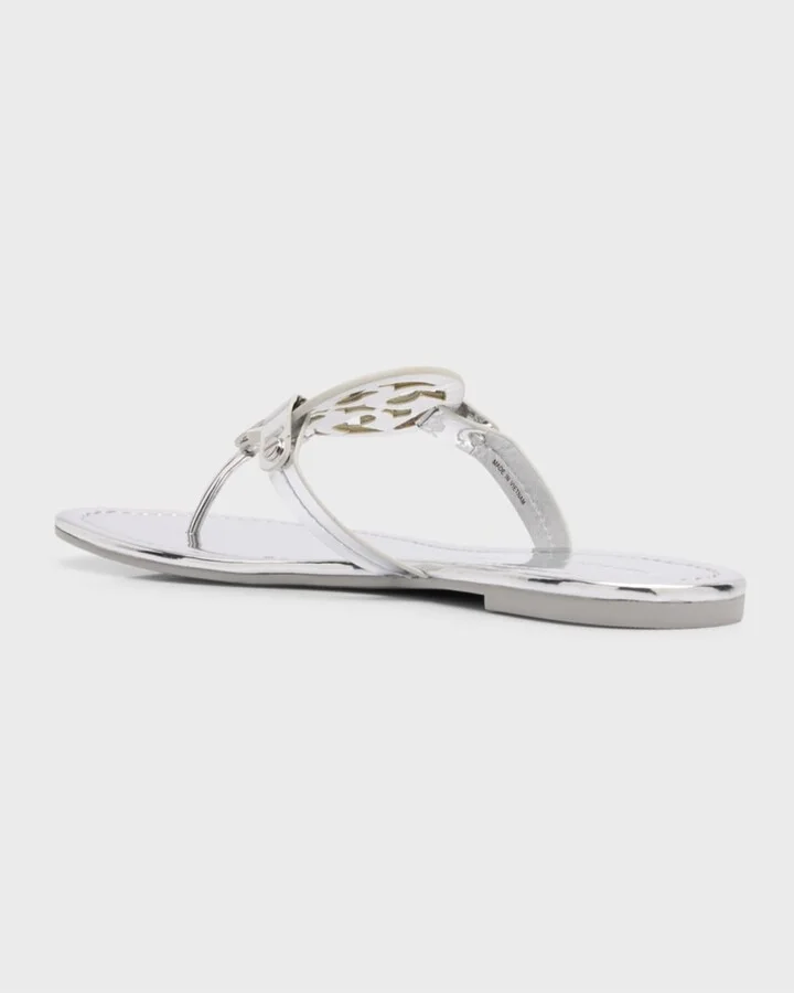 Miller Metallic Logo Thong Sandals - Image 5
