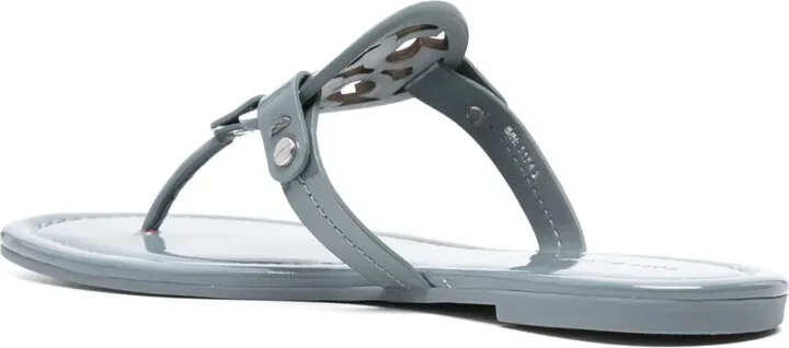 Miller patent-leather flip flops - Image 3