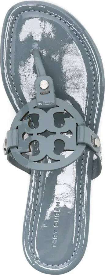 Miller patent-leather flip flops - Image 4