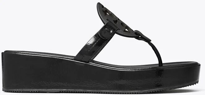 Miller Patent Wedge Sandal - Image 2